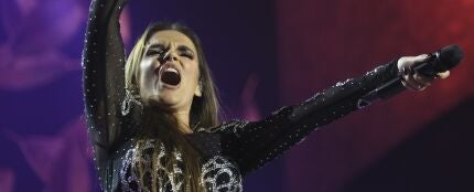 Melody durante su actuación en la Gala Drag Queen del Carnaval de Las Palmas de Gran Canaria de 2025