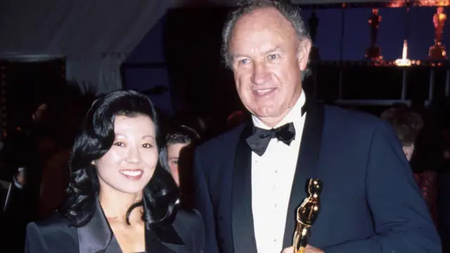 Gene Hackman y Betsy Hackman en 1995