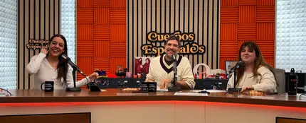 Valeria Castro con Nacho García y Lalachus Valeria Castro con Nacho García y Lalachus