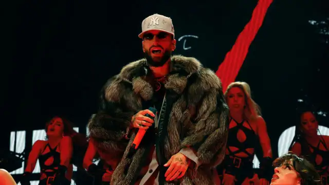 Maluma en su concierto en Barcelona