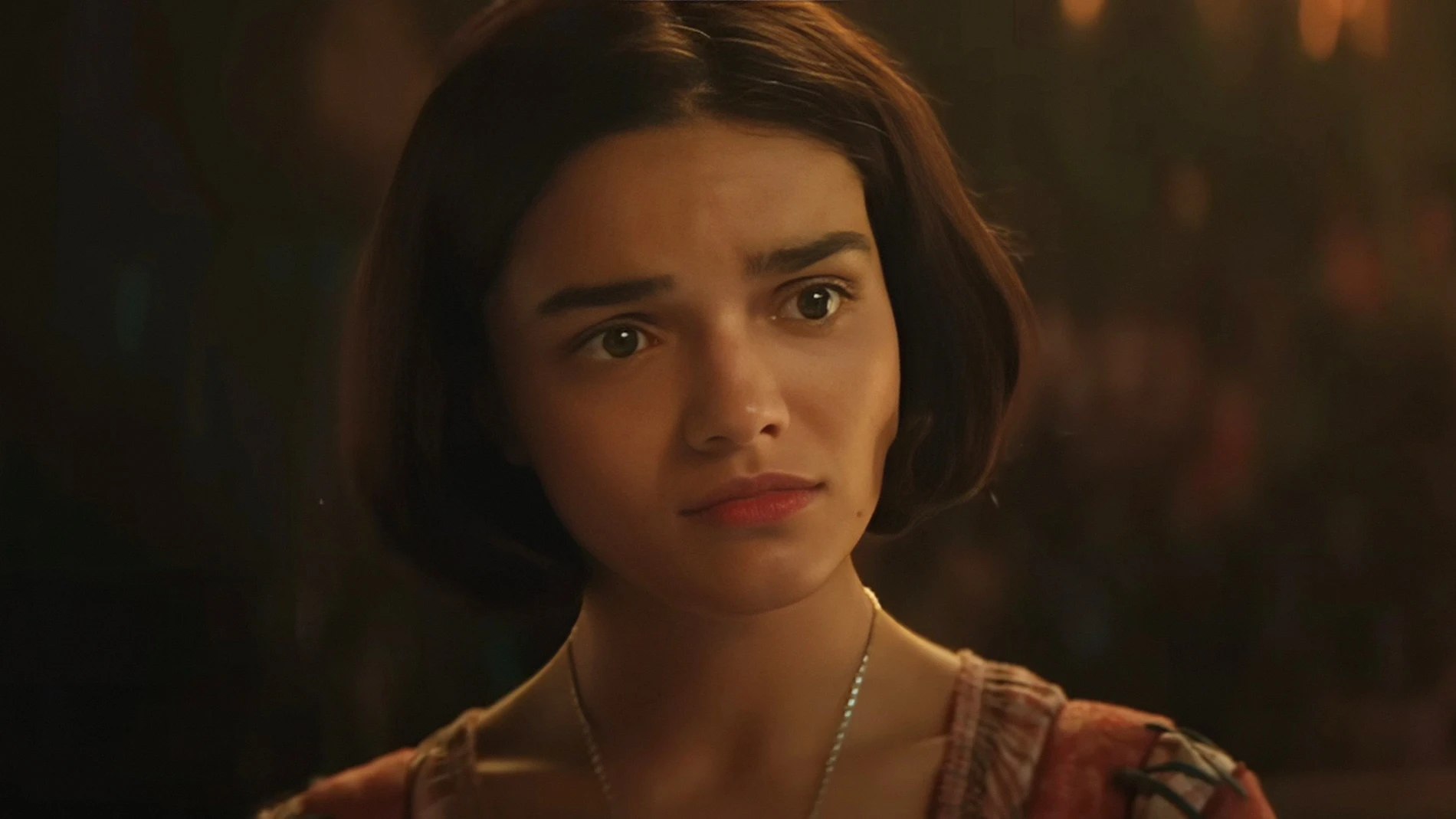 La actriz Rachel Zegler en 'Blancanieves' La actriz Rachel Zegler en 'Blancanieves'