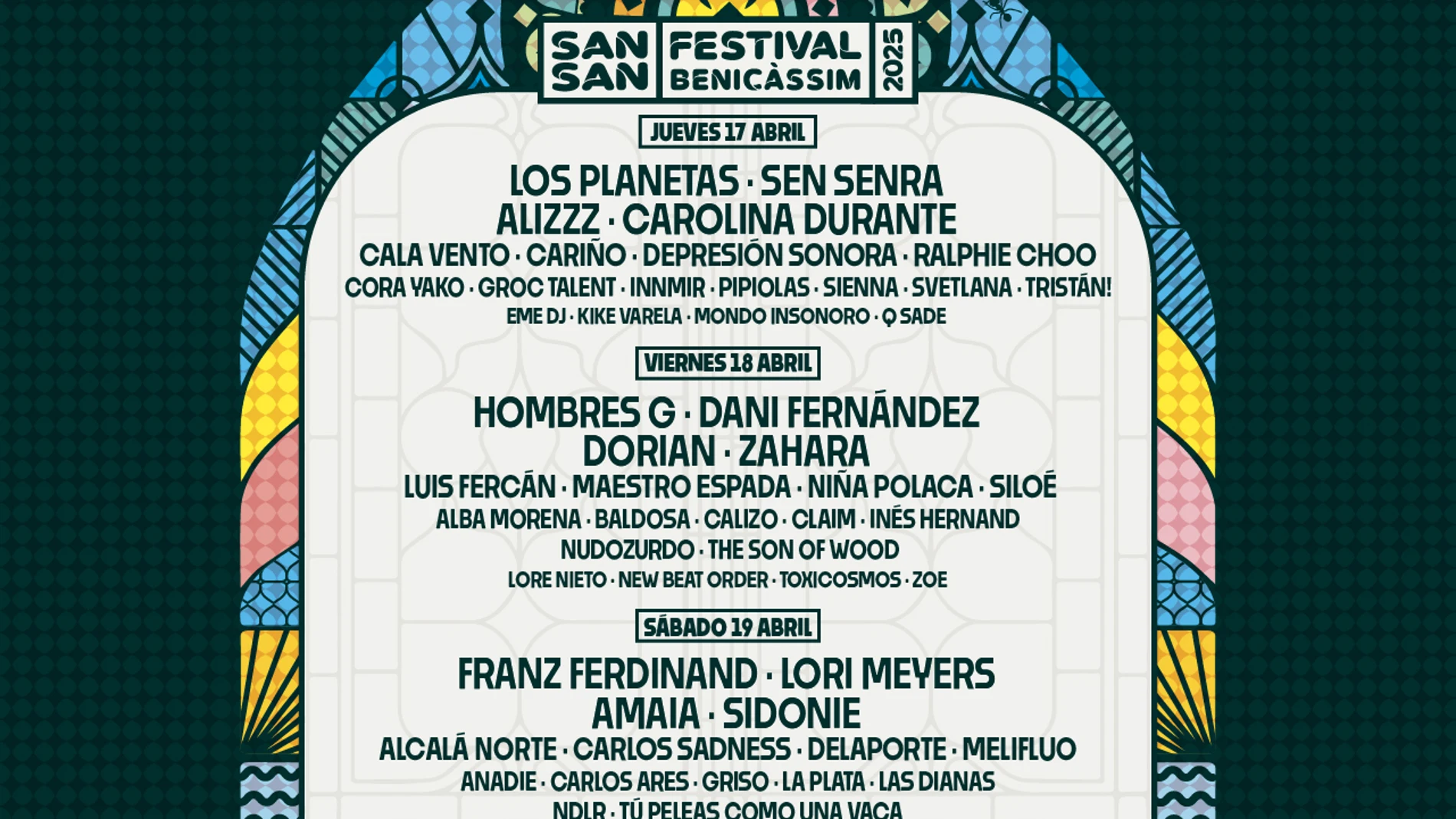 Esta es la programación del SanSan Festival 2025 Esta es la programación del SanSan Festival 2025
