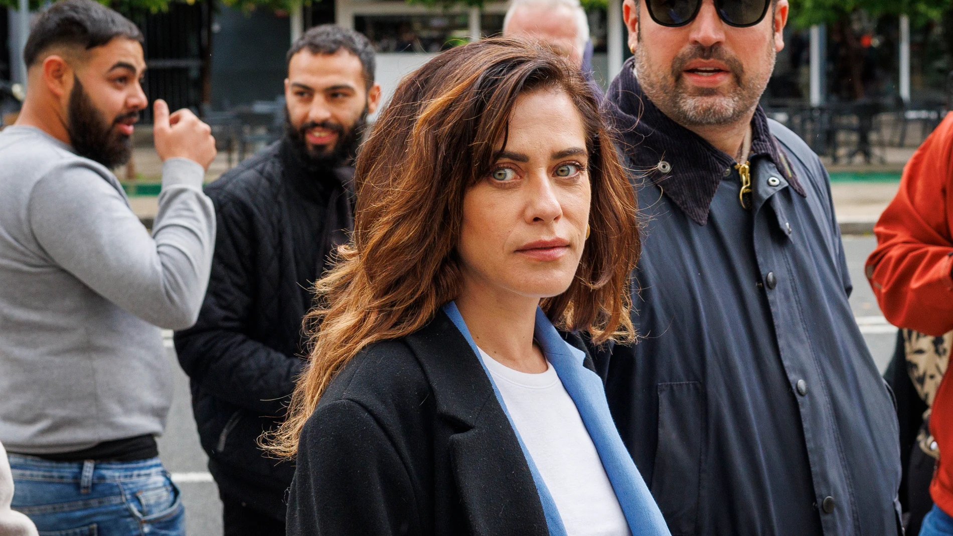 María León, a su llegada a los Juzgados de Sevilla el 14 de marzo de 2025 María León, a su llegada a los Juzgados de Sevilla el 14 de marzo de 2025