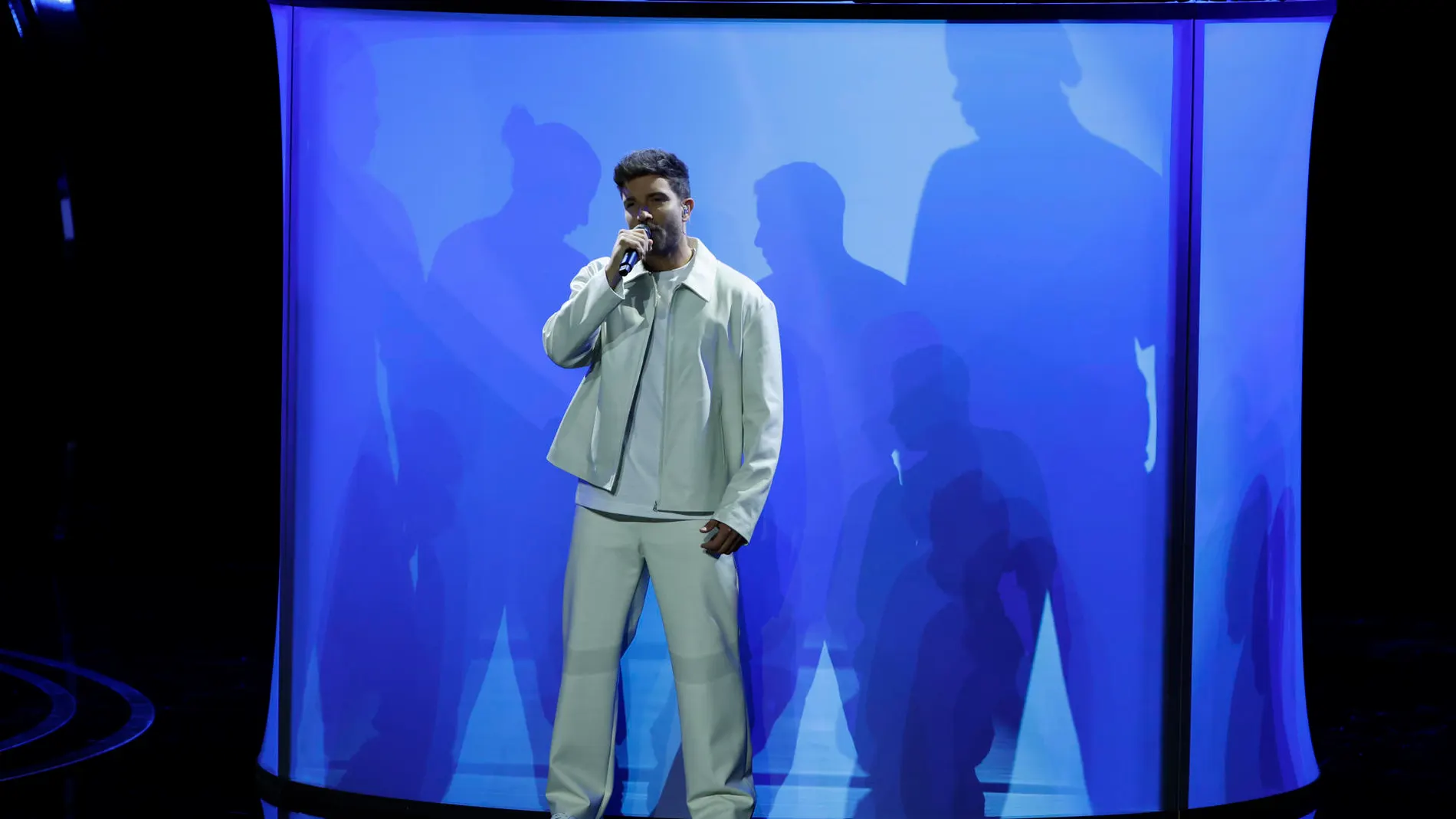 Pablo Alborán, durante su actuación en los Premio Platino 2025 Pablo Alborán, durante su actuación en los Premio Platino 2025