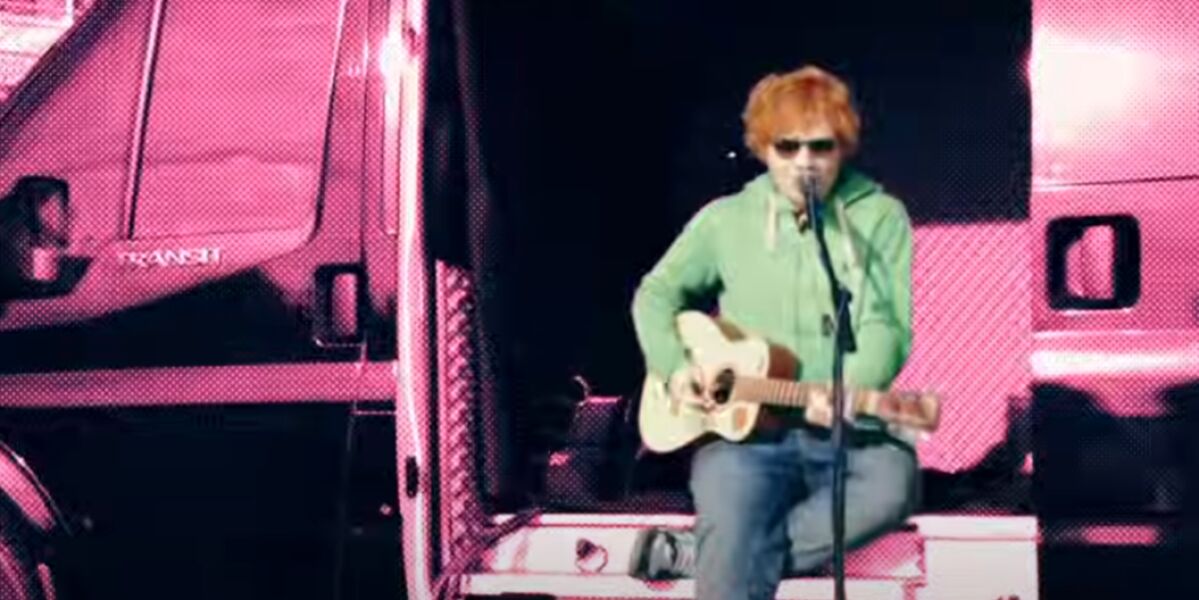 Ed Sheeran, en el tráiler de 'Play'.