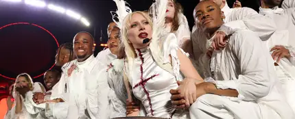 Lady Gaga en su concierto en Copacabana Lady Gaga en su concierto en Copacabana