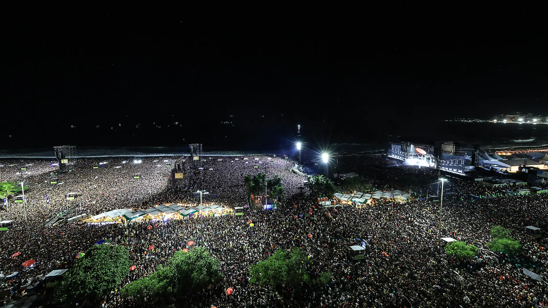Más de 2,1 millones de personas en el concierto de Lady Gaga en Copacabana Más de 2,1 millones de personas en el concierto de Lady Gaga en Copacabana