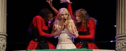 Lady Gaga en su concierto en Copacabana