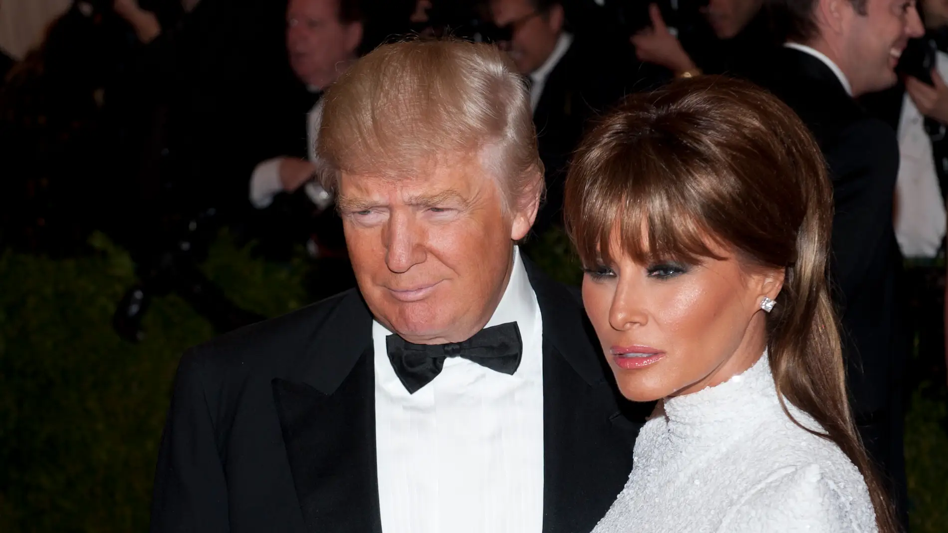 Donald y Melania Trump en la MET Gala 2012 Donald y Melania Trump en la MET Gala 2012