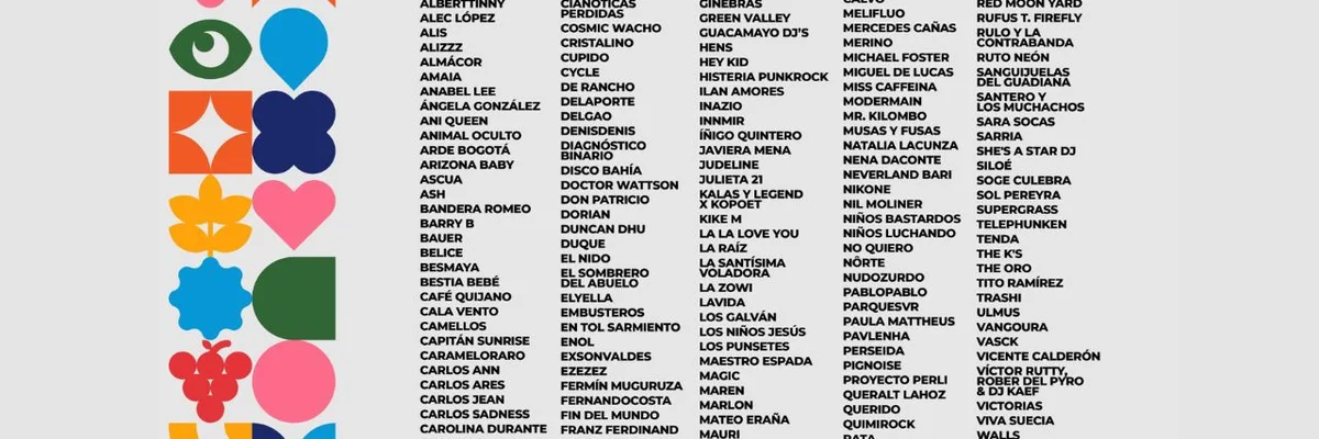 El cartel completo de Sonorama Ribera 2025 El cartel completo de Sonorama Ribera 2025