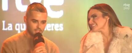 Eleazar, el hermano pequeño de Melody, en la Fiesta Primavera de Madrid