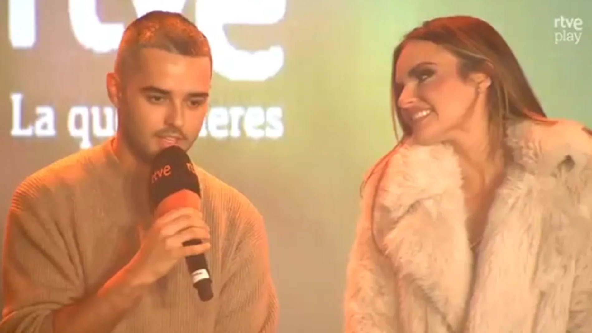 Eleazar, el hermano pequeño de Melody, en la Fiesta Primavera de Madrid Eleazar, el hermano pequeño de Melody, en la Fiesta Primavera de Madrid