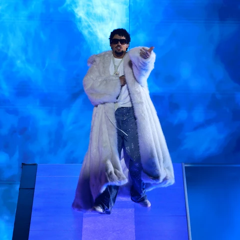 Bad Bunny, en los iHeartRadio Music Awards 2025 en el Teatro Dolby de Los Angeles. Bad Bunny, en los iHeartRadio Music Awards 2025 en el Teatro Dolby de Los Angeles.