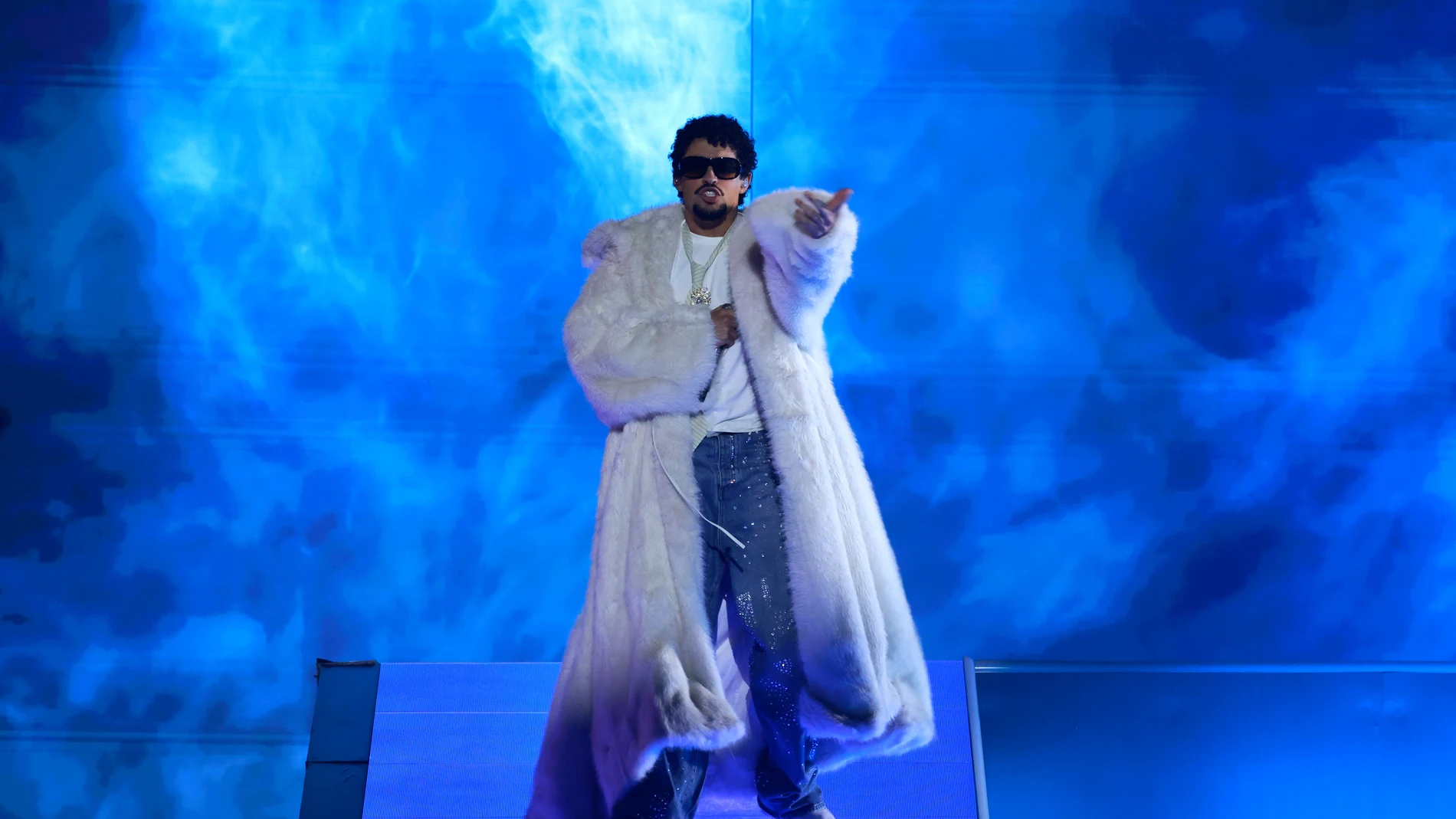 Bad Bunny, en los iHeartRadio Music Awards 2025 en el Teatro Dolby de Los Angeles. Bad Bunny, en los iHeartRadio Music Awards 2025 en el Teatro Dolby de Los Angeles.