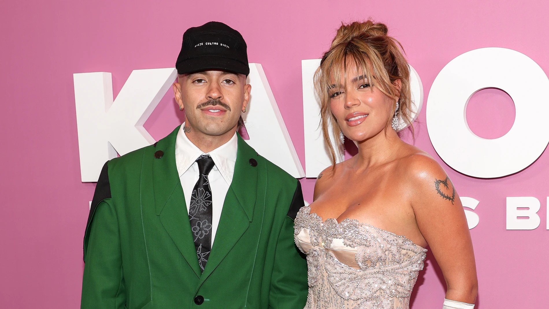 Feid y Karol G en la proyección de 'Karol G: Mañana fue muy bonito' en Nueva York Feid y Karol G en la proyección de 'Karol G: Mañana fue muy bonito' en Nueva York