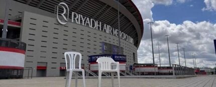 Las sillas de Bad Bunny en el Riyah Air Metropolitano