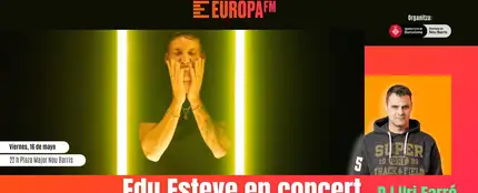 Edu Esteve y Uri Farré, en el escenario Europa FM de las Fiestas de Nou Barris Edu Esteve y Uri Farré, en el escenario Europa FM de las Fiestas de Nou Barris