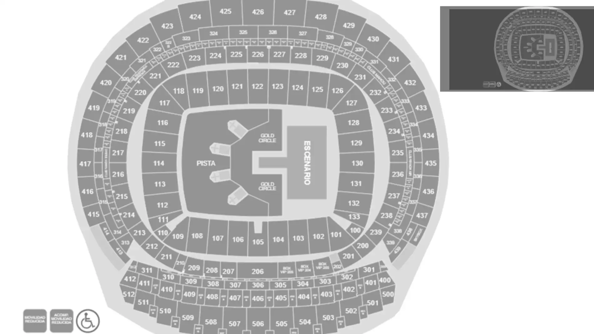El estadio vacío para el 2 de junio en Madrid El estadio vacío para el 2 de junio en Madrid