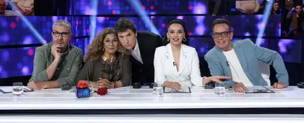El jurado de 'Tu cara me suena 12' con Manel Fuentes El jurado de 'Tu cara me suena 12' con Manel Fuentes