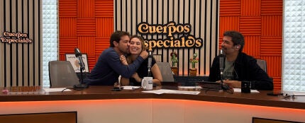 Juan Dávila con Eva Soriano y Nacho García en Cuerpos especiales