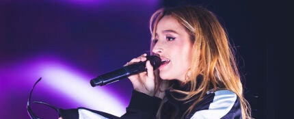 La cantante Belén Aguilera en el festival Brava Madrid en 2023