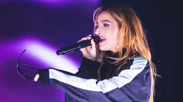 La cantante Belén Aguilera en el festival Brava Madrid en 2023