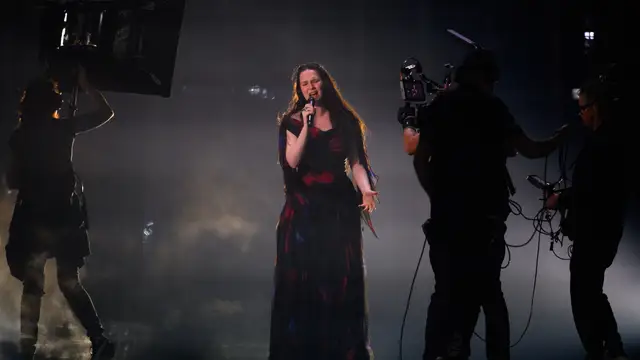Zoë Më, representante de Suiza, en la Semifinal de Eurovisión