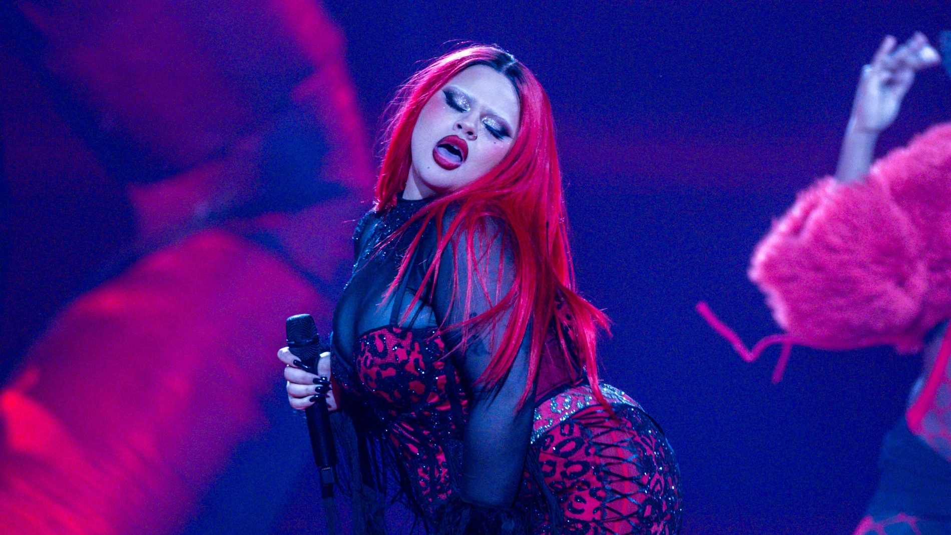 Miriana Conte, representante de Malta en Eurovisión 2025, en un ensayo Miriana Conte, representante de Malta en Eurovisión 2025, en un ensayo