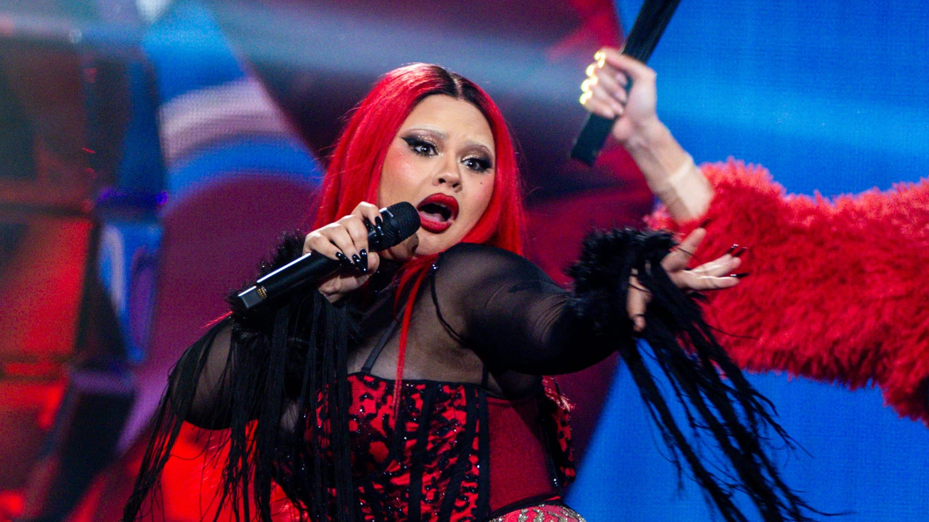 Miriana Conte, representante de Malta en Eurovisión 2025, en un ensayo Miriana Conte, representante de Malta en Eurovisión 2025, en un ensayo