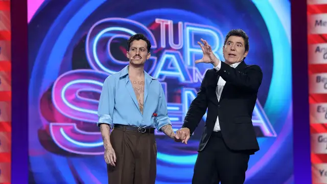 Mikel Herzog Jr en 'Tu cara me suena' imitando a Damiano David