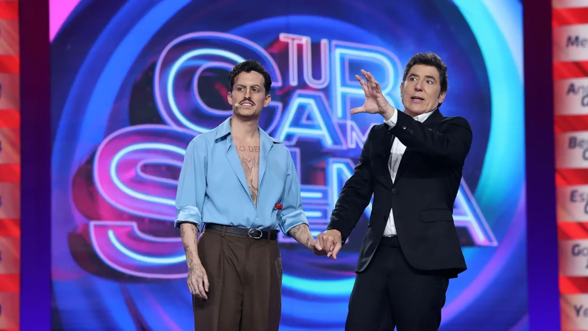 Mikel Herzog Jr en 'Tu cara me suena' imitando a Damiano David Mikel Herzog Jr en 'Tu cara me suena' imitando a Damiano David