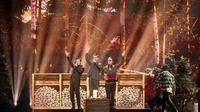 El trío KAJ, representante de Suecia en Eurovisión 2025