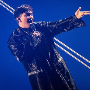 El austriaco JJ durante la semifinal de Eurovisión El austriaco JJ durante la semifinal de Eurovisión