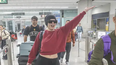 Melody llega a Málaga tras la final de Eurovisión 2025 Melody llega a Málaga tras la final de Eurovisión 2025