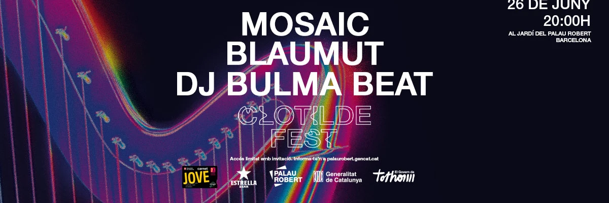 Europa FM clausurará el ClotildeFest con Blaumut, Bulma Beat y Mosaic Europa FM clausurará el ClotildeFest con Blaumut, Bulma Beat y Mosaic