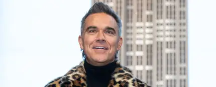 El cantante Robbie Williams El cantante Robbie Williams