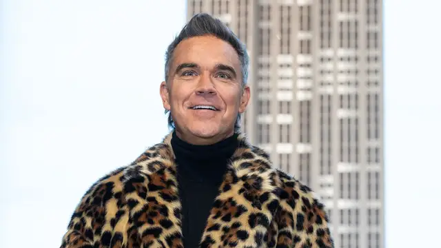 El cantante Robbie Williams