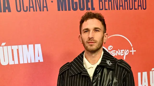 David Castillo en la premier de 'La última'