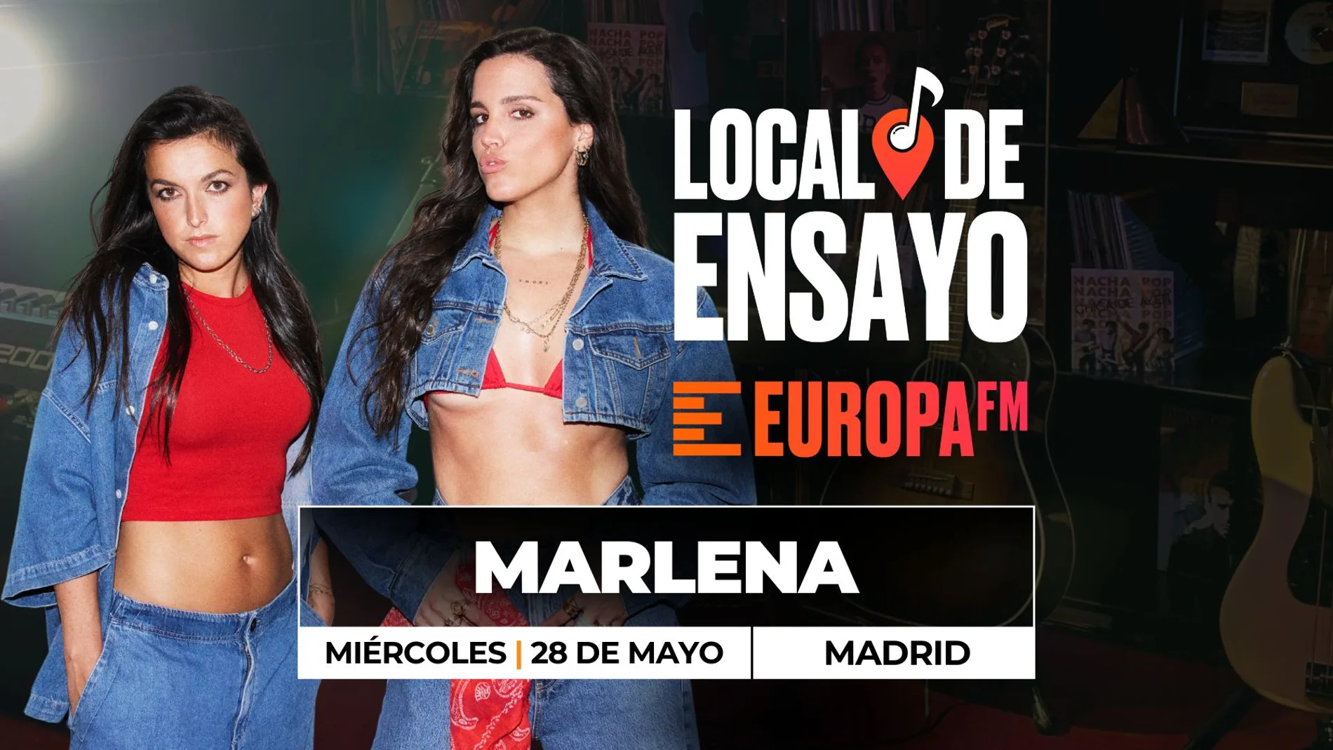 El Local de Ensayo Europa FM abre sus puertas para recibir a Marlena El Local de Ensayo Europa FM abre sus puertas para recibir a Marlena