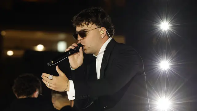 Quevedo en su concierto en Gran Canaria