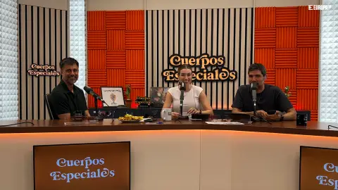 Hugo Silva con Eva Soriano y Nacho García en Cuerpos especiales Hugo Silva con Eva Soriano y Nacho García en Cuerpos especiales