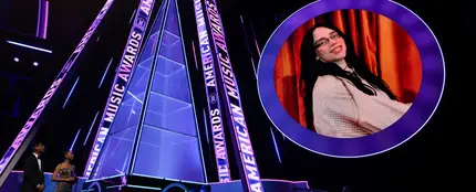 Billie Eilish, en la ceremonia de entrega de los Premios AMAs 2025 Billie Eilish, en la ceremonia de entrega de los Premios AMAs 2025