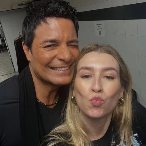 Eva Soriano y Chayanne Eva Soriano y Chayanne