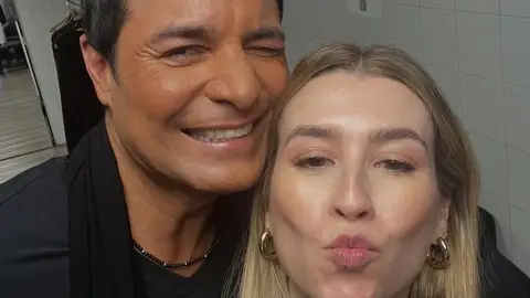 Eva Soriano y Chayanne Eva Soriano y Chayanne