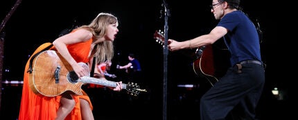 Taylor Swift y Jack Antonoff en 'The Eras Tour'