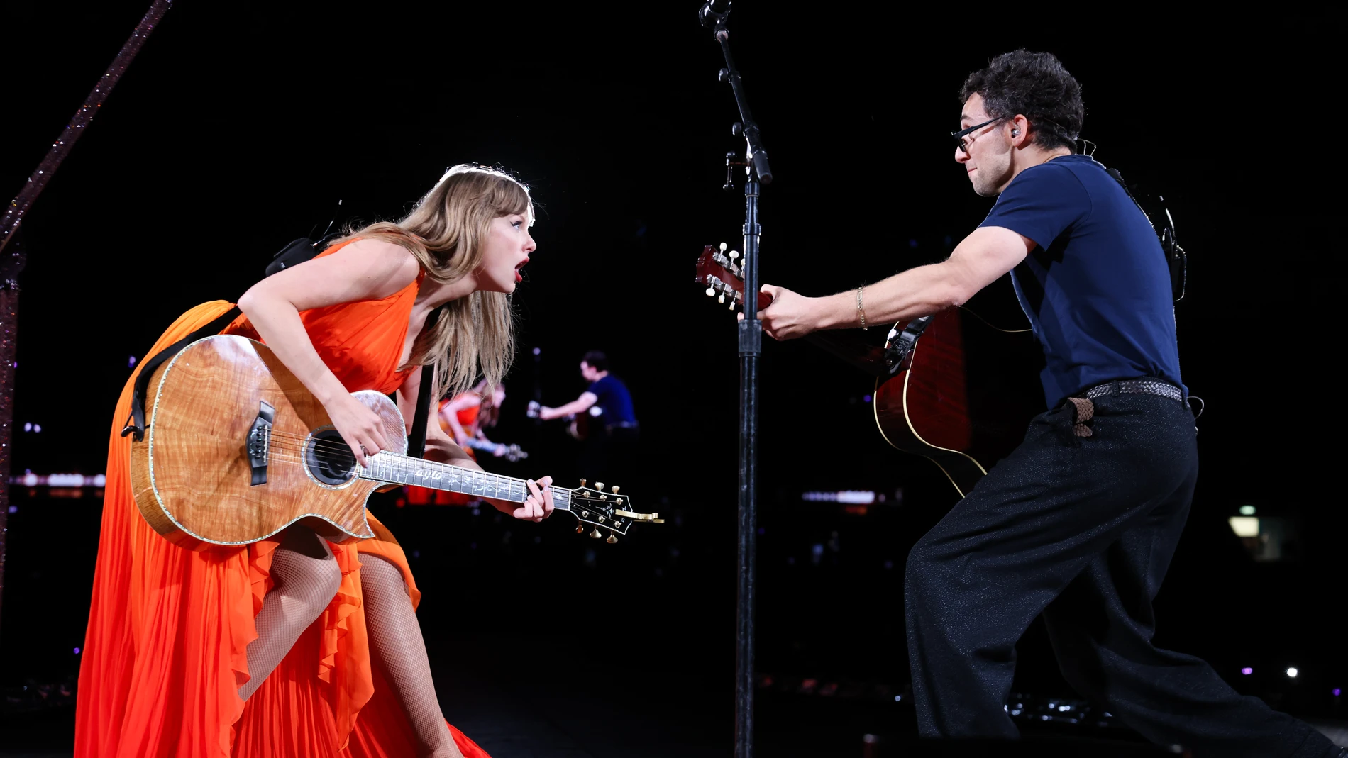 Taylor Swift y Jack Antonoff en 'The Eras Tour' Taylor Swift y Jack Antonoff en 'The Eras Tour'