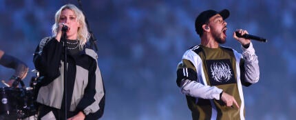 Linkin Park en la final de la UEFA Champions League Linkin Park en la final de la UEFA Champions League