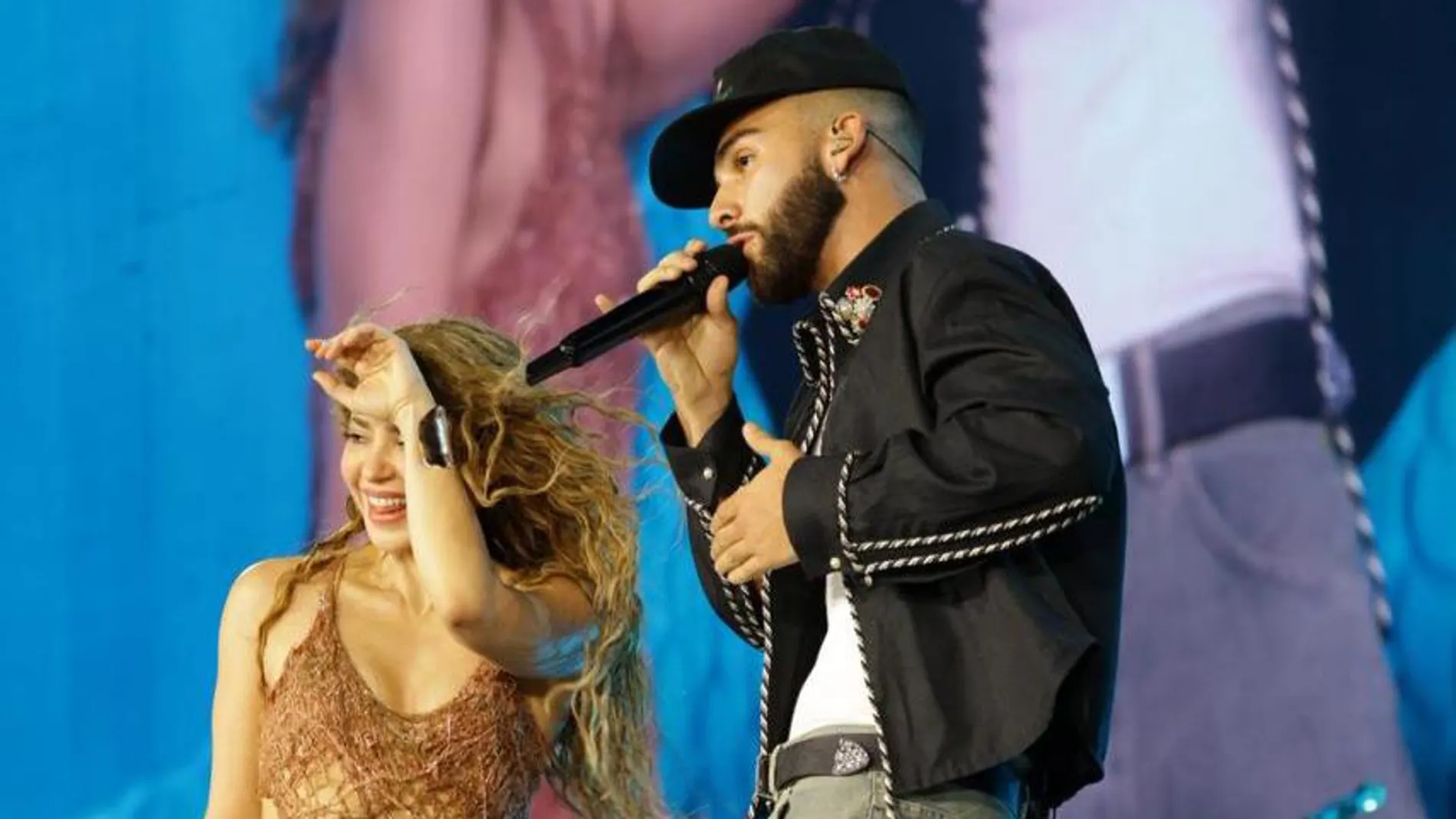 Shakira y Manuel Turizo en Miami Shakira y Manuel Turizo en Miami