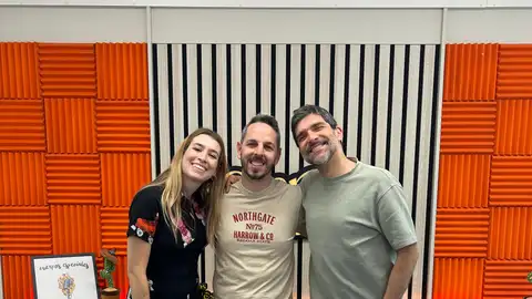 David Cepo con Eva Soriano y Nacho García David Cepo con Eva Soriano y Nacho García