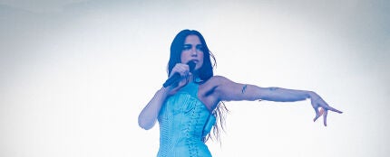 Dua Lipa, en Milán en junio de 2025. 